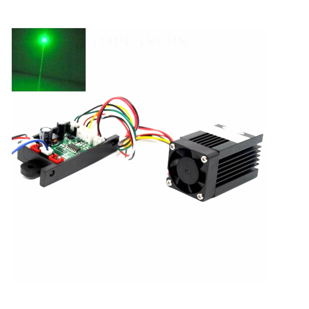 Industrial Laser Module - Przemysłowy moduł diody laserowej 532nm 80mw-100mw