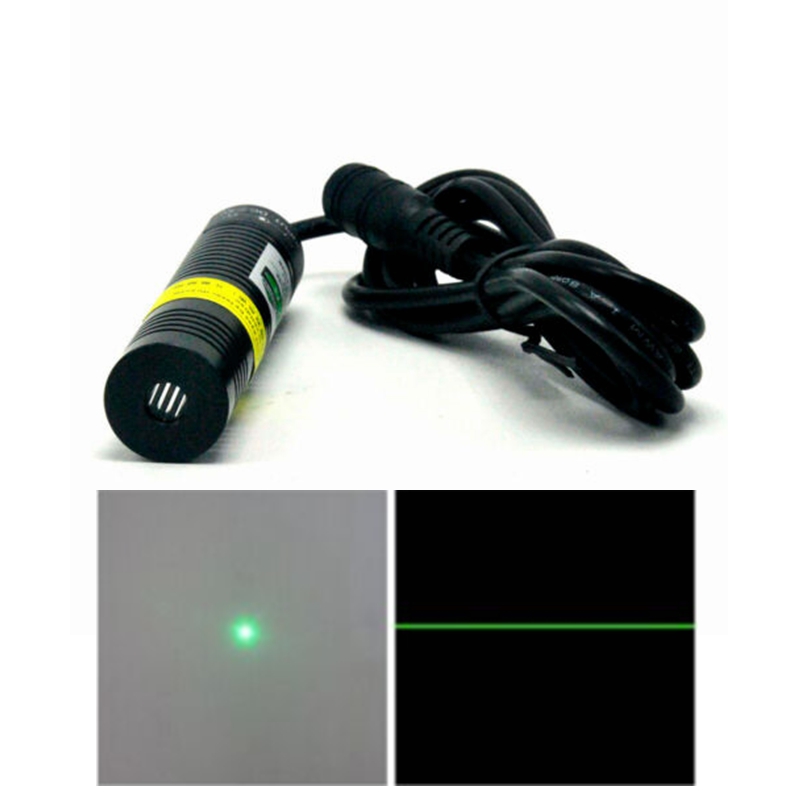 Industrial Laser Module - 18x75mm 532nm 10mw/30mw/50mw zielone światło Dot/linia