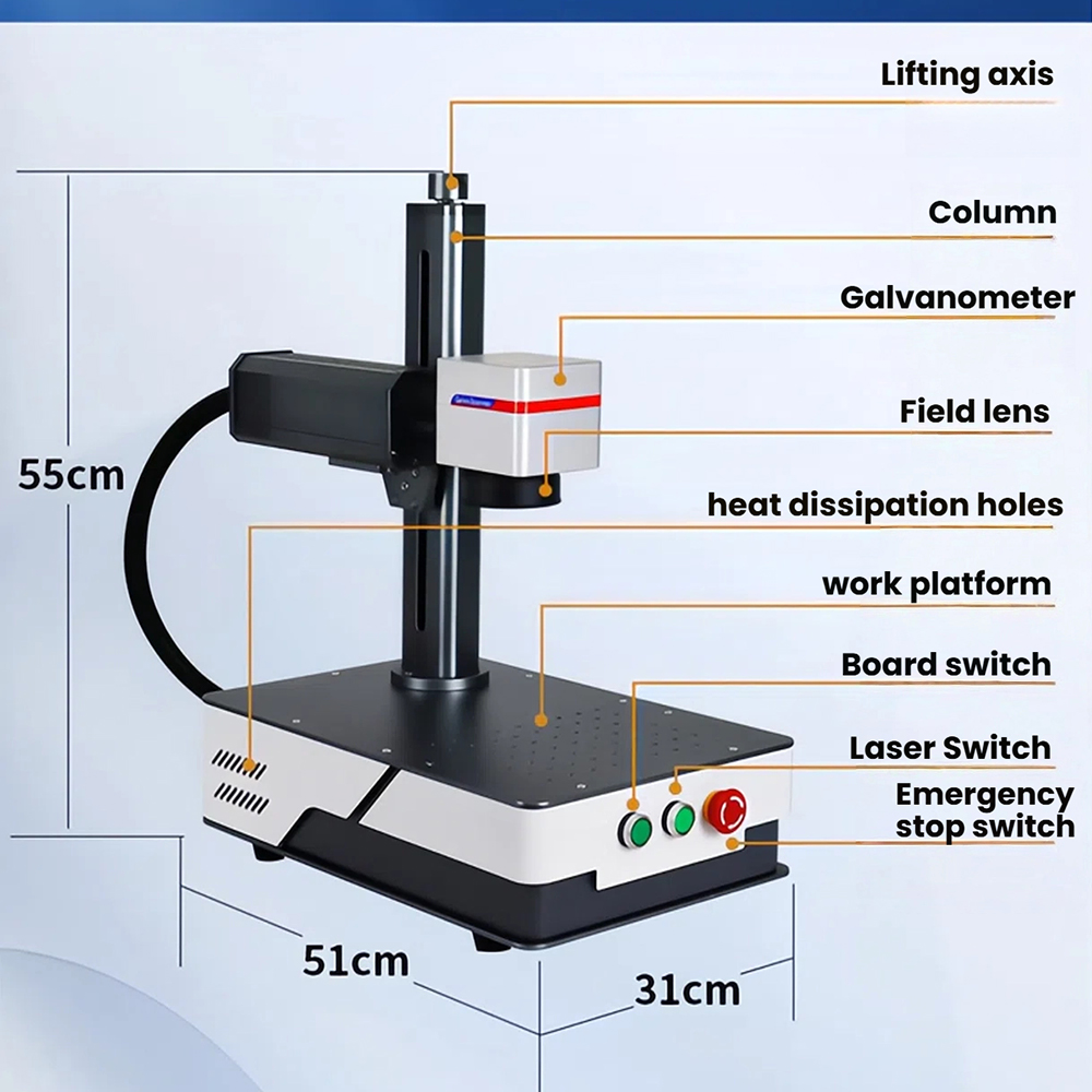 WaveTopSign 20W 30W Laserowa M – Fiber Laser Source 20W recenzja i cena